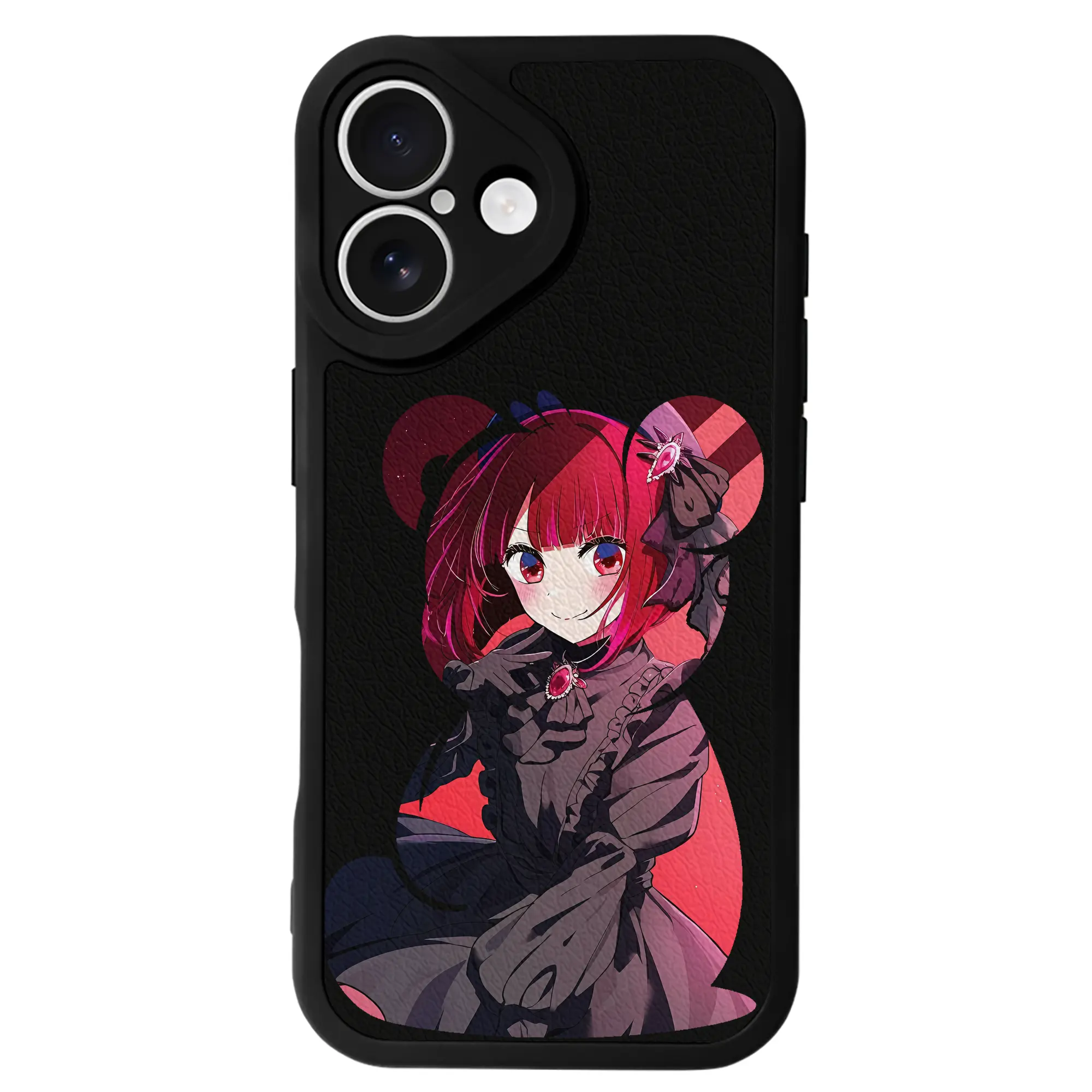 推しの子 グッズ,有馬かな - IPhone 16シリーズ対応 ・ シリコンスマホケース ・ レザー調 ・ 高精度フィット ・ 耐衝撃 ・ ワイヤレス充電対応 ・ 精密カット